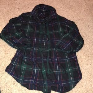 Flare fitted flannel